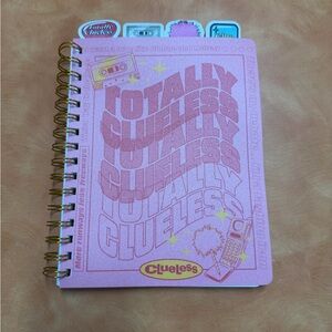 Clueless Pink Spiral Notebook